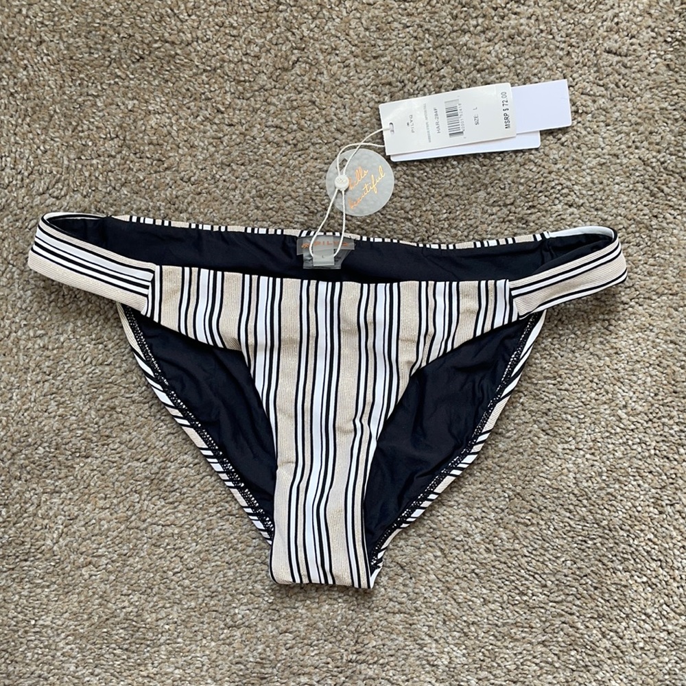 PILYQ Harbour Stripe Hipster Full Bottoms